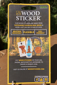 Eco-friendly Wood Stickers - 9 Wildlife Images - Handcrafted in the USA