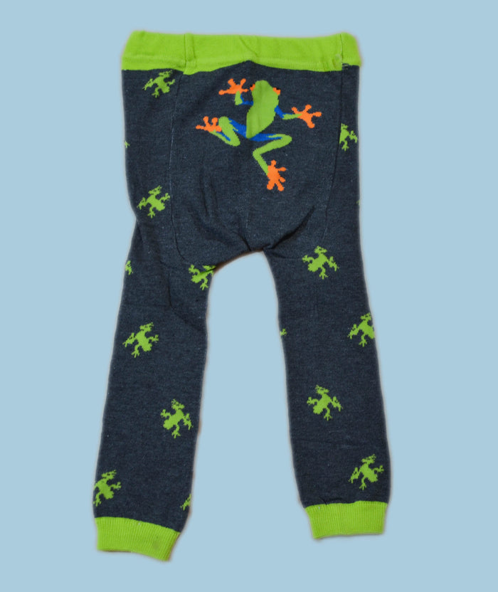 Doodle Pants Kids Cotton Leggings - Frogs