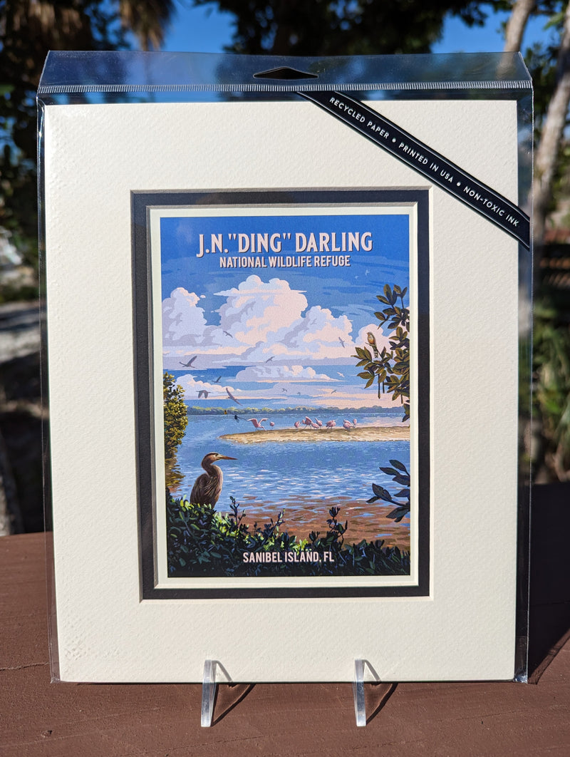 "Ding" Darling Wild Spaces Collection - Matted Print 8" x 10"