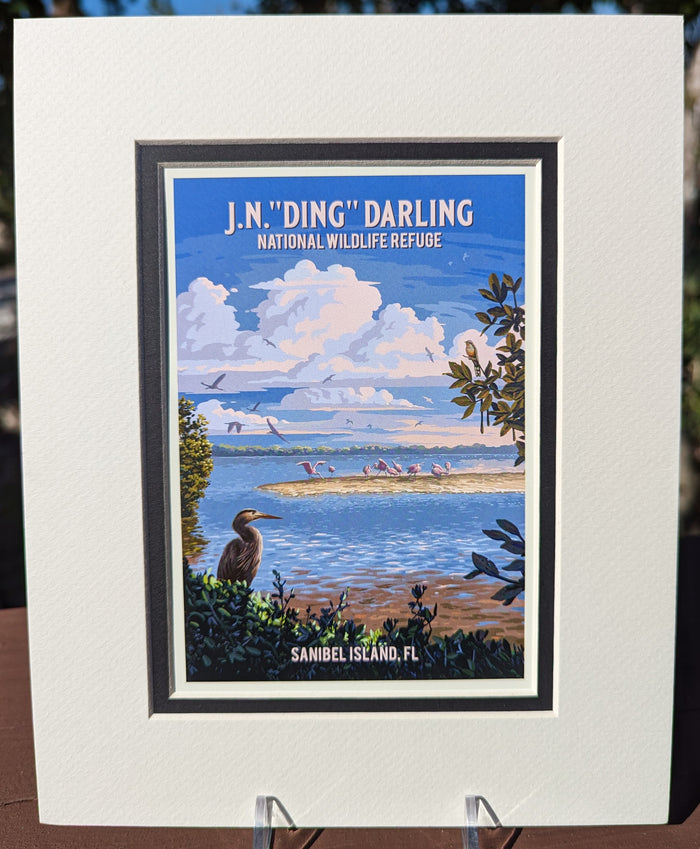 "Ding" Darling Wild Spaces Collection - Matted Print 8" x 10"