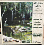 Alligator Alley - 550 Piece Puzzle - Made in the USA