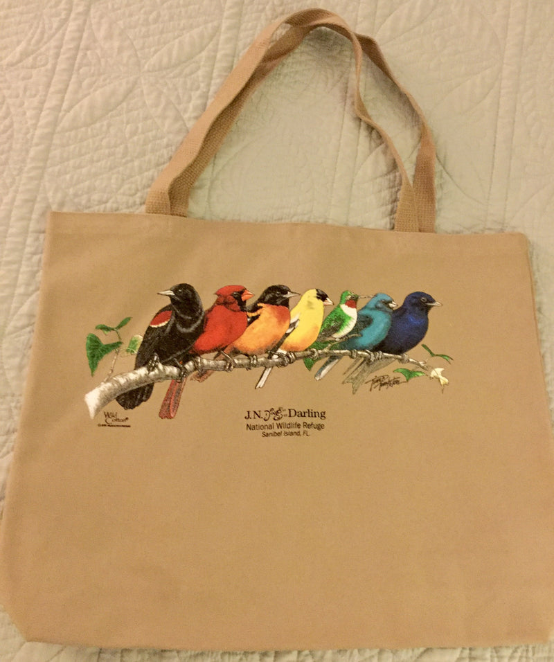 Canvas Tote Bag - Songbird Spectrum
