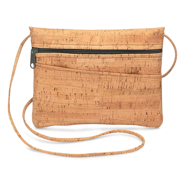 Rustic Cork 2-IN-1 Cross Body Bag + Hip Bag - Natalie Therese