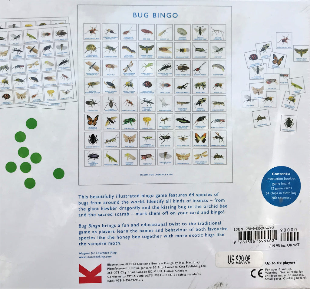Bug Bingo - A "Wild" Twist on the Original Game of Bingo