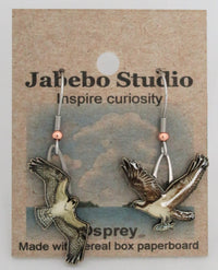 Recycled Osprey Earrings