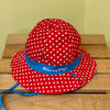 Kids Reversible Cotton Bucket Hat - Colorful Scallops - 2 sizes