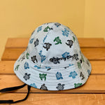 Kids Reversible Cotton Bucket Hat - Sea Turtles - 2 sizes