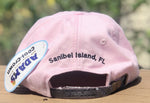 Pink Black-Necked Stilt Adjustable Baseball Hat