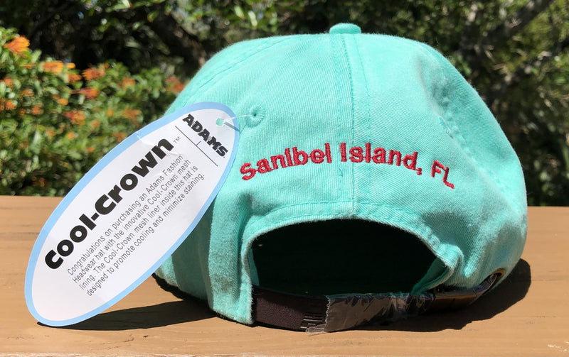 Seafoam Spoonbill Adjustable Baseball Hat