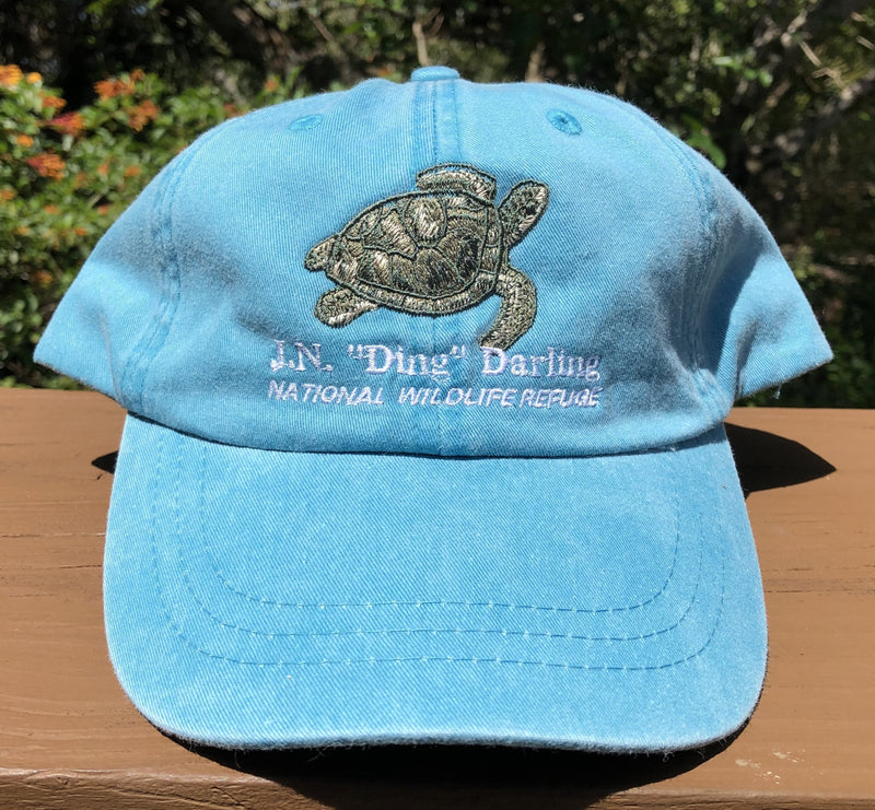 Blue Turtle Adjustable Baseball Hat