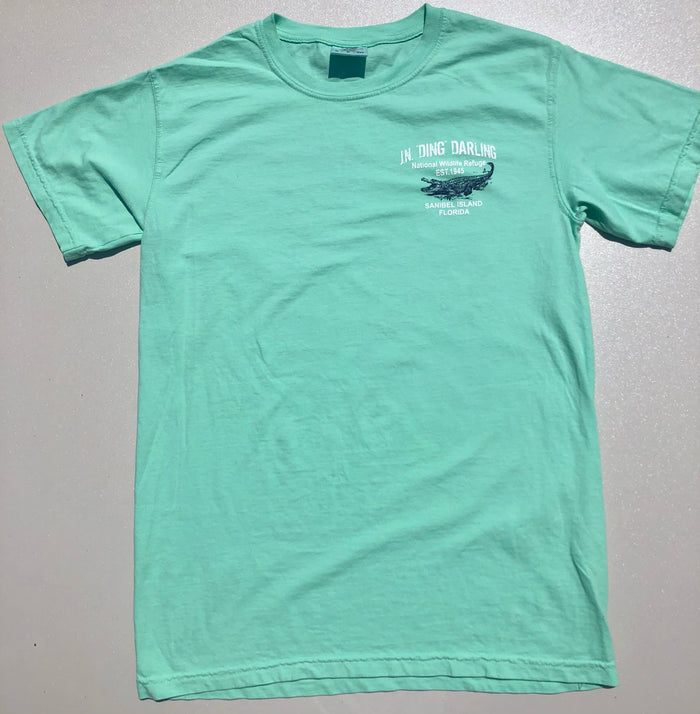 "Ding" Darling Alligator T-Shirt - Island Reef Green