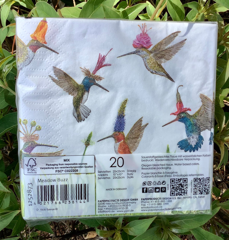 Meadow Buzz Paper Napkins - Three Sizes