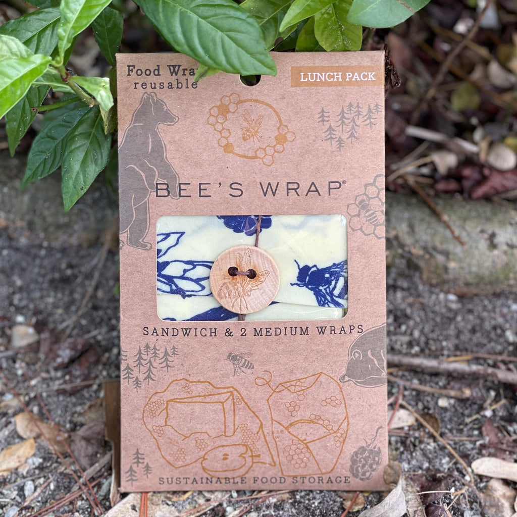 Bee's Wrap - Lunch Pack - Bee's and Bear Print