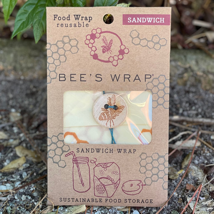 Bee's Wrap - Sandwich Wrap - Honeycomb Print