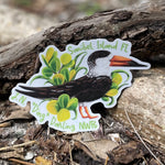 Black Skimmer - "Ding" Darling Whimsical Art Sticker
