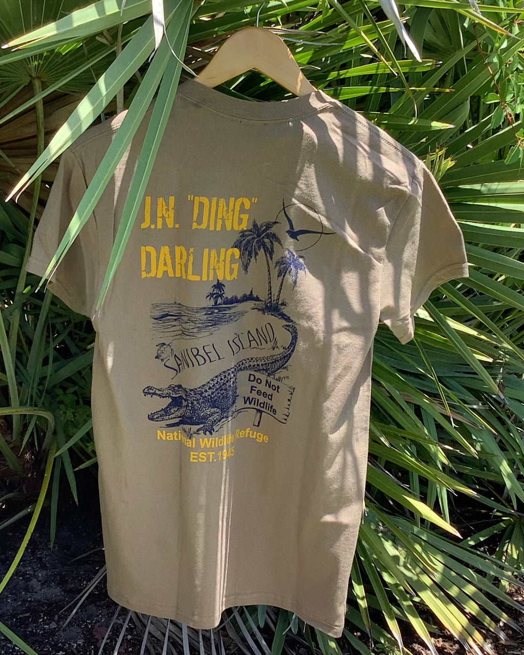 "Ding" Darling Alligator T-Shirt - Savana Brown