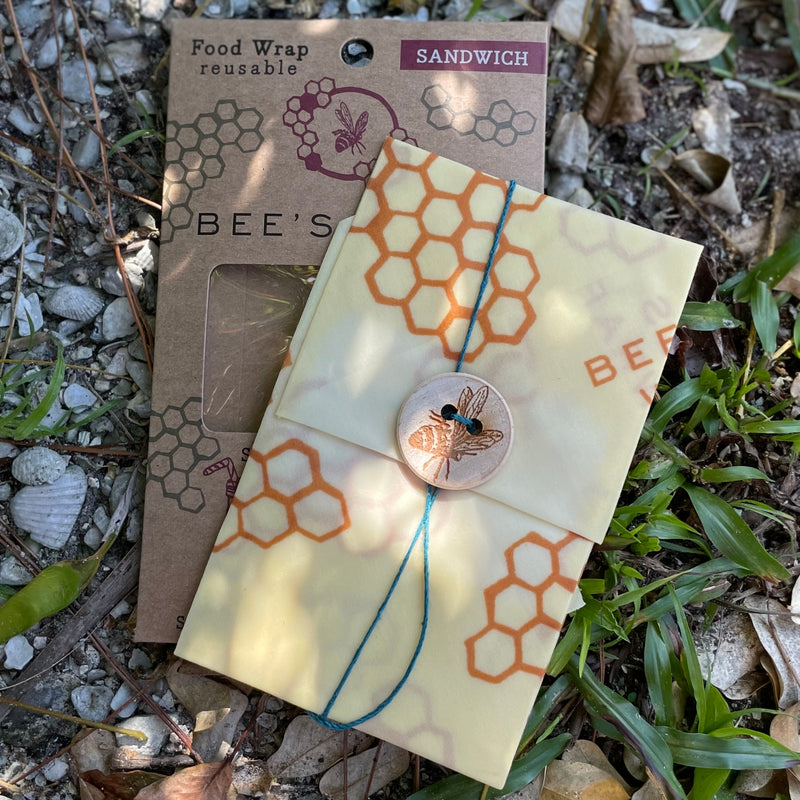 Bee's Wrap - Sandwich Wrap - Honeycomb Print