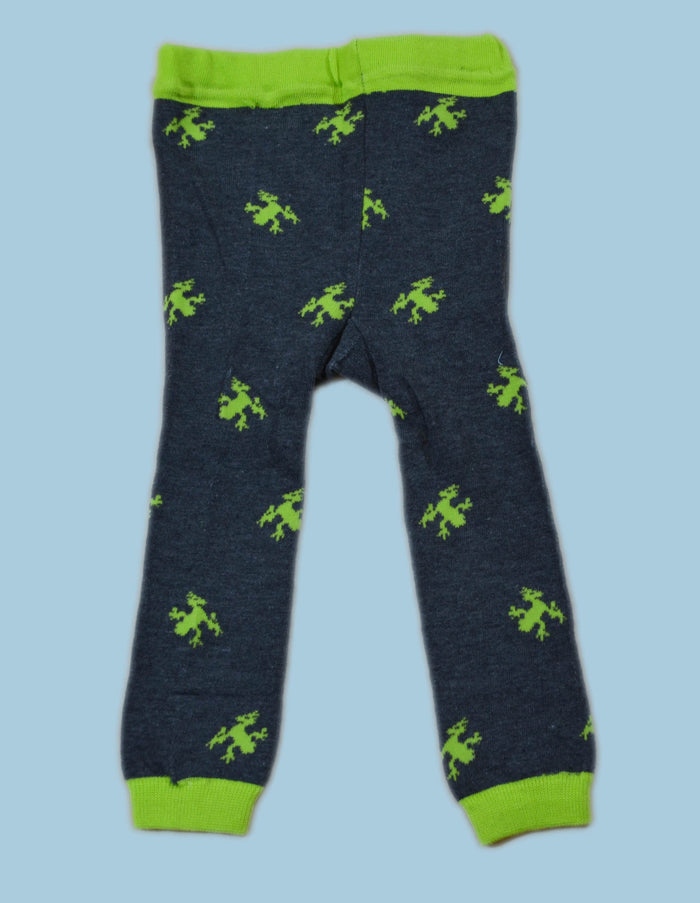 Doodle Pants Kids Cotton Leggings - Frogs