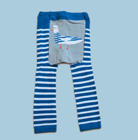 Doodle Pants Kids Cotton Leggings - Gull