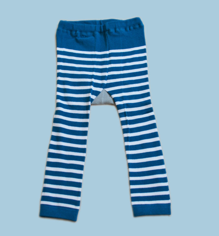 Doodle Pants Kids Cotton Leggings - Gull