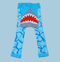 Doodle Pants Kids Cotton Leggings - Shark