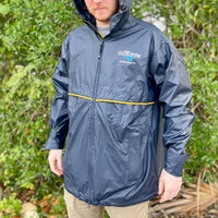 "Ding" Darling NWR Men's Rain Jacket - Navy / Yellow Gold