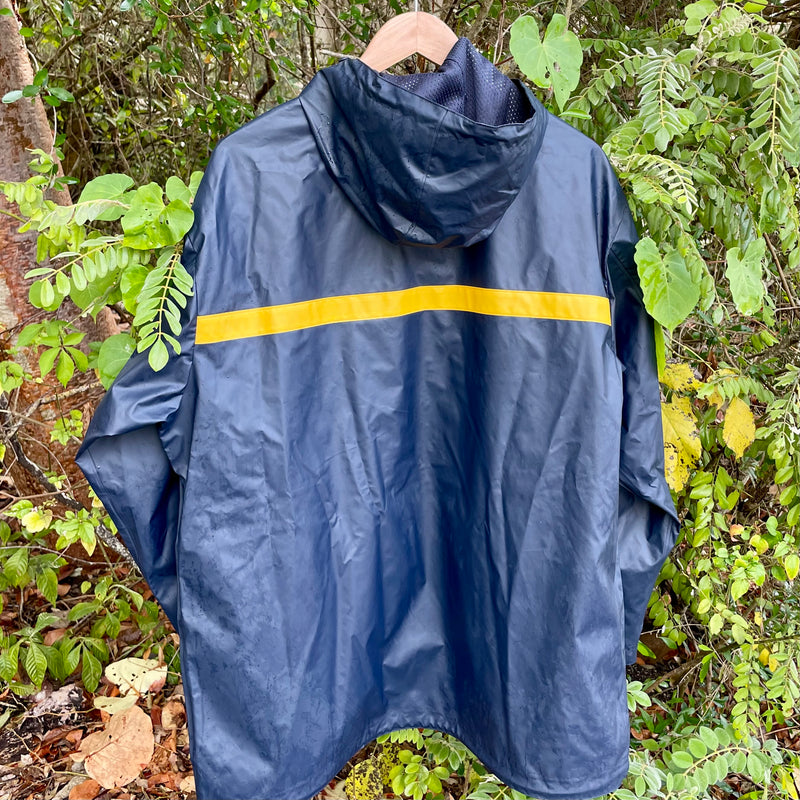 "Ding" Darling NWR Men's Rain Jacket - Navy / Yellow Gold