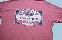 Life in the Slow Lane Manatee T-Shirt - Red