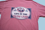 Life in the Slow Lane Manatee T-Shirt - Red