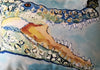 Indoor/Outdoor Decorative Pillow - Crocodile & Butterfly - 2 Sizes - Made in the USA