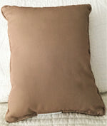 Indoor/Outdoor Decorative Pillow - Brown Pelican - 2 Sizes - Made in the USA