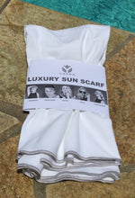 Luxury Sun Scarf and Face Covering - White