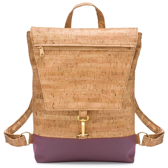 Rustic Cork Backpack - Natalie Therese