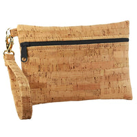 Rustic Cork Small Wristlet - Natalie Therese